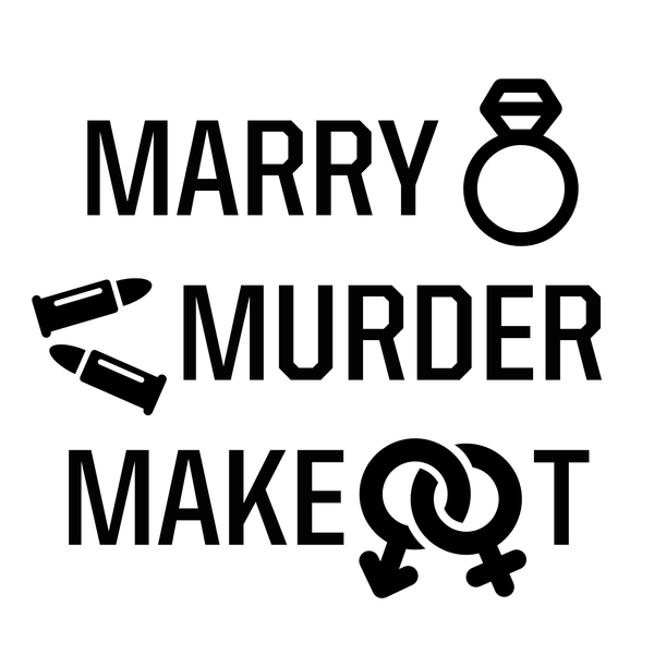 Marry Murder Makeout Card Game